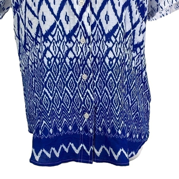Lemon Grass Button Down Blouse - Picture 4 of 8